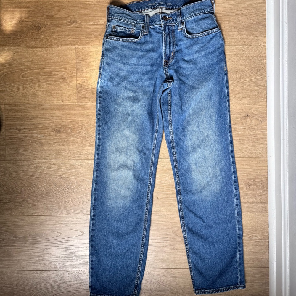 Old Navy Men's Loose Built-In Flex Blue Jeans‎ 28x32 - Picture 5 of 8